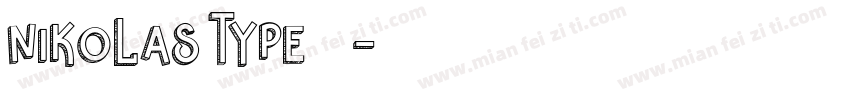 nikolas type 字体字体转换